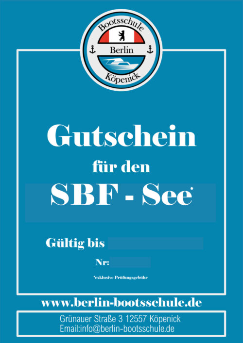 Gutschein SBF See