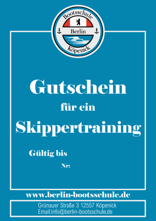 Gutschein Skippertraining