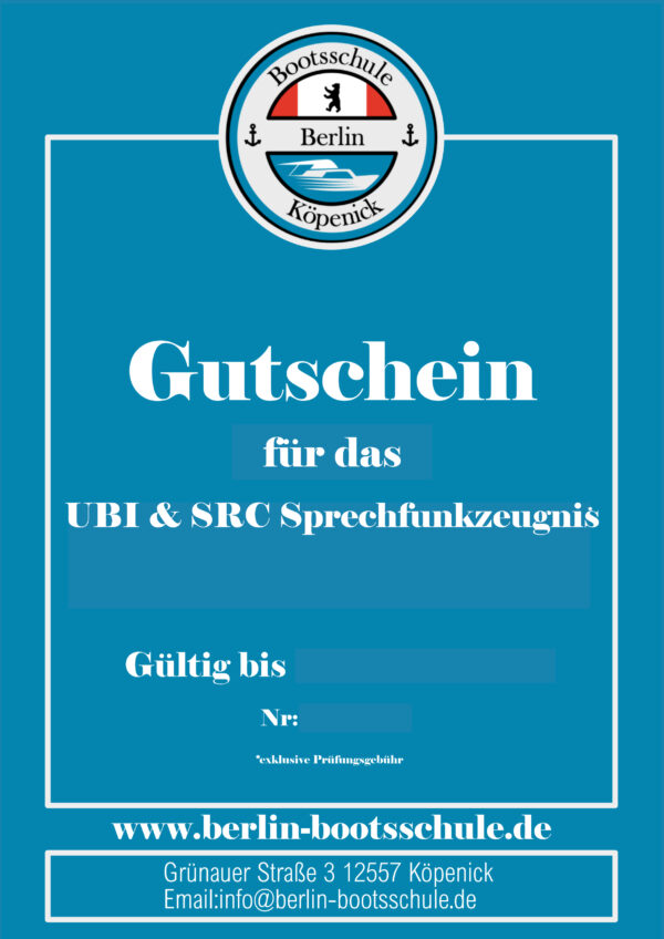 Gutschein Funk-Kombi (UBI & SRC)