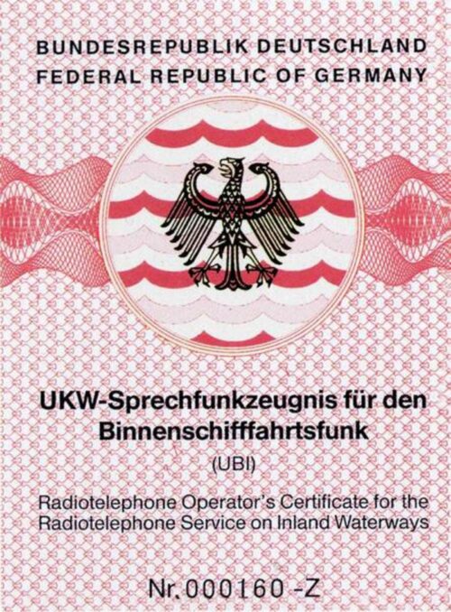 Sprechfunkzeugnis Binnen (UBI)